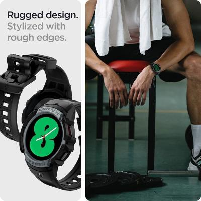 Spigen Rugged Armor Pro Samsung Galaxy Watch5/Watch4 44mm Charcoal Gray