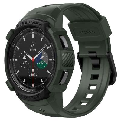 Spigen Rugged Armor Pro Samsung Galaxy Watch 4 Classic (46mm) Military Green