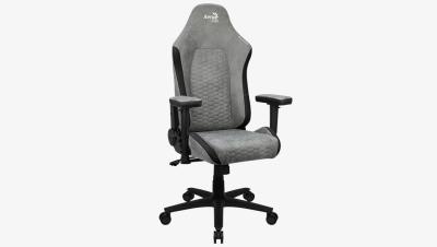 Aerocool CROWN AeroSuede Gaming Chair Stone Grey