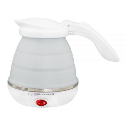 Esperanza EKK023 Electric Silicone Turistic kettle 0,5L White