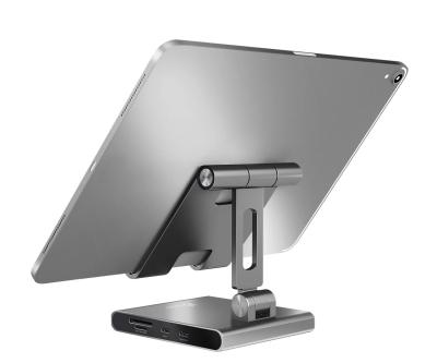 j5create JTS224 Multi-Angle Stand with Docking Station for iPad Pro 12,9" Grey
