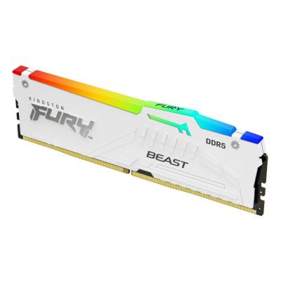 Kingston 64GB DDR5 5200MHz Kit(4x16GB) Fury Beast RGB White