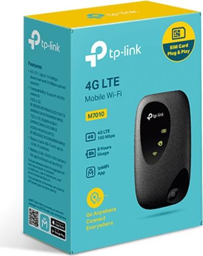 TP-Link M7010 4G LTE Mobile Wi-Fi Router Black