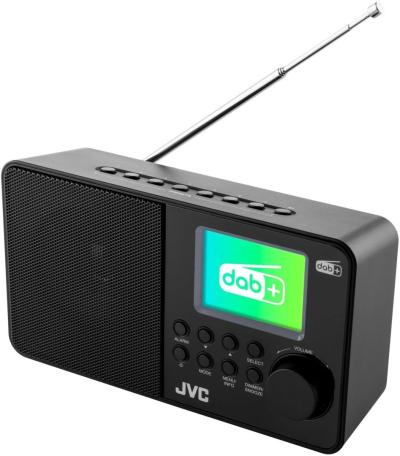 JVC RA-E611W-DAB Internet Radio Black