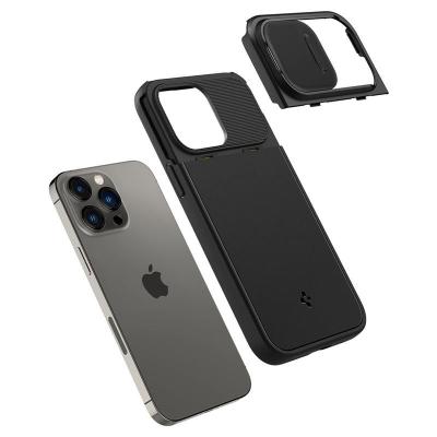 Spigen Optik Armor MagSafe, black - iPhone 14 Pro