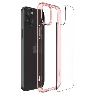 Spigen iPhone 15 Case Ultra Hybrid Rose Crystal