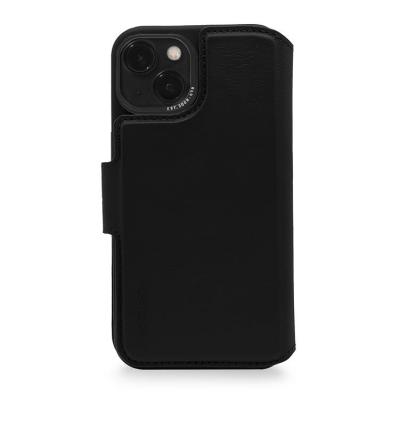 Decoded Leather Detachable Wallet, black - iPhone 14
