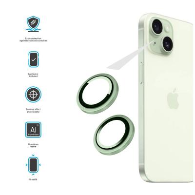 FIXED Camera Glass for Apple iPhone 15/15 Plus Light Green