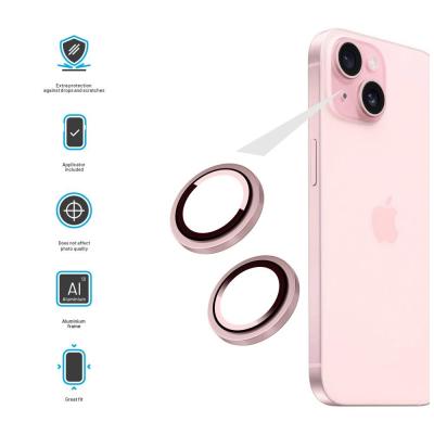 FIXED Camera Glass for Apple iPhone 15/15 Plus Pink