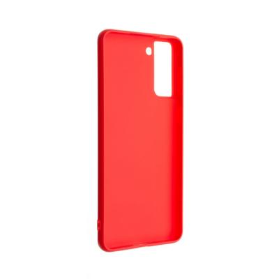 FIXED Gumírozott  telefontok Story Samsung Galaxy S21 + Piros