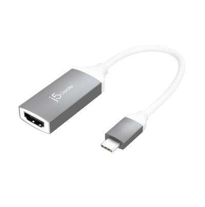 j5create JCA153G USB-C to 4K HDMI Adapte Silver
