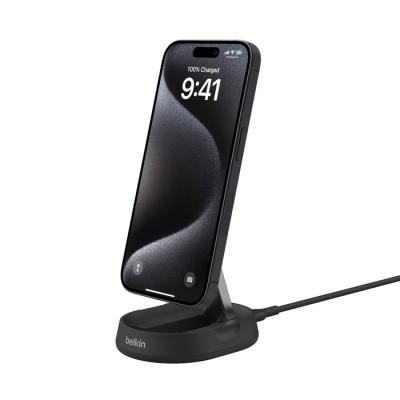 Belkin BoostCharge Pro Convertible Magnetic Wireless Charging Stand with Qi2 15W Black