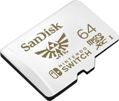 Sandisk 64GB microSDXC UHS-I V30 U3 For Nintendo Switch adapter nélkül