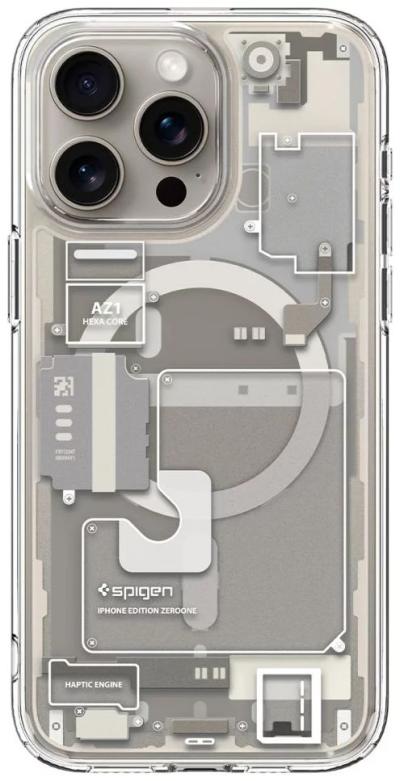 Spigen Ultra Hybrid MagSafe zero one for iPhone 15 Pro Natural Titanium