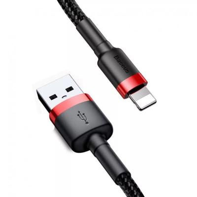 Baseus Cafule lightning Cable 2,4A 0,5m Black/Red