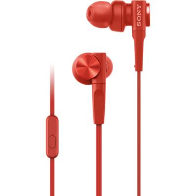 Sony MDRXB55APR Extra Bass Headset Red