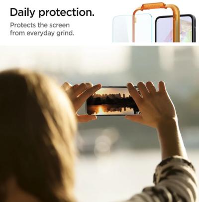 Spigen Glass tR AlignMaster Samsung Galaxy A35 2 Pack