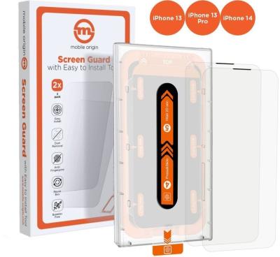 Mobile Origin Screen Guard iPhone 14/13/13 Pro with easy applicator 2 pack