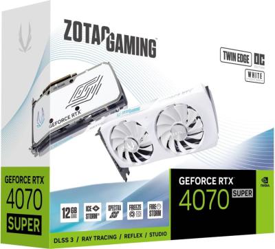 Zotac GeForce RTX4070 Super 12GB DDR6X Twin Edge OC White