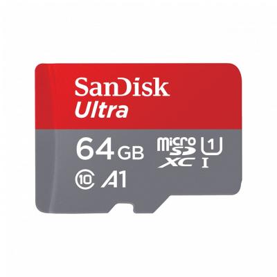 Sandisk 64GB microSDXC Ultra Class 10 UHS-I A1 (Android) + adapterrel