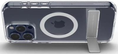 Spigen Caseology Capella MagSafe Kickstand iPhone 15 Pro Max Clear White