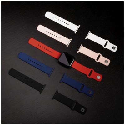 FIXED Silicone Sporty Strap Set for Apple Watch 38/40/41mm White