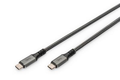Digitus USB 4.0 Type-C connection cable 3m Black