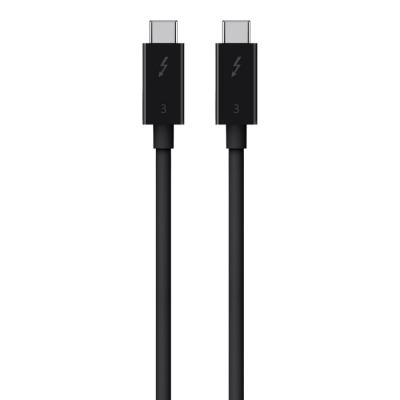 Belkin Thunderbolt 3 USB-C to USB-C cable 0,5m Black
