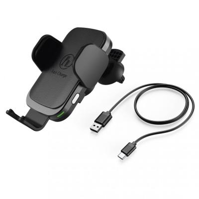 Hama FC-10 Motion car holder and wireless charger Black