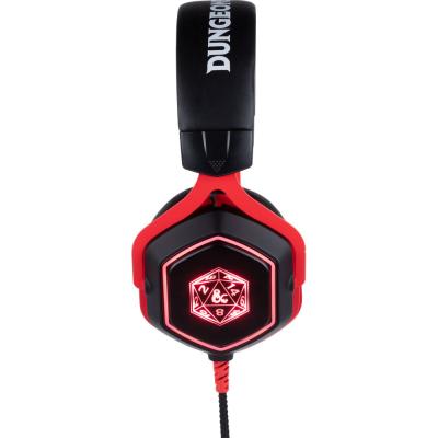KONIX Dungeons & Dragons D20 Gaming Headset Black/Red