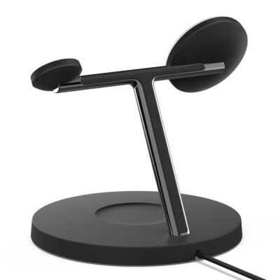 Belkin BoostCharge Pro 3-IN-1 Wireless Charging Stand With MagSafe Black