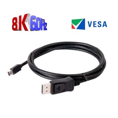 Club3D MiniDisplayPort to DisplayPort 1.4 HBR3 Cable M/M 2m