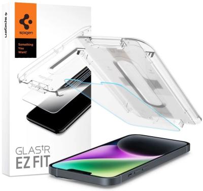 Spigen Glass tR EZ Fit HD 1 Pack open sensor iPhone 14/13 Pro/13