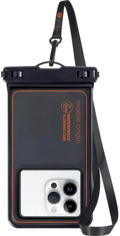 Mobile Origin Waterproof floating case 6,5" Black/Orange