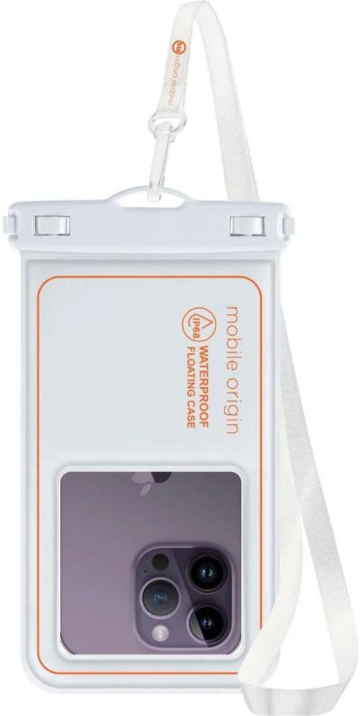 Mobile Origin Waterproof floating case 6,8" White/Orange