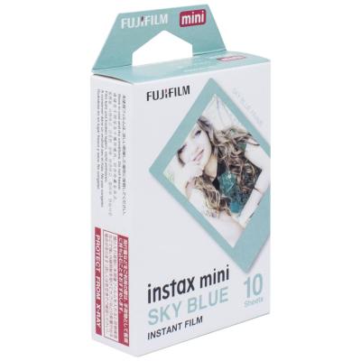 Fujifilm Instax Mini Black Film Blue frame 10db