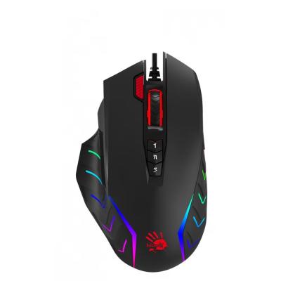 A4-Tech Bloody J95S Activated RGB Gamer Mouse Stone Black