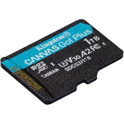 Kingston 1TB microSDXC Canvas Go! Plus Class 10 170R A2 U3 V30 adapter nélkül