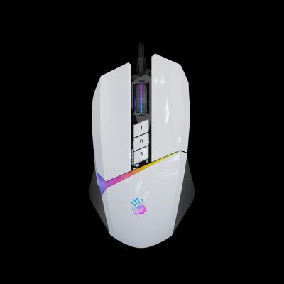 A4-Tech Bloody W60 Max Activated RGB Gaming mouse Panda White