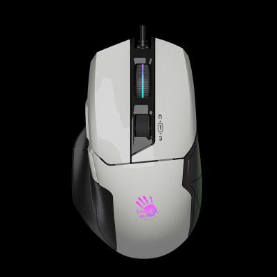 A4-Tech Bloody W70 Max Activated RGB Gaming mouse Panda White
