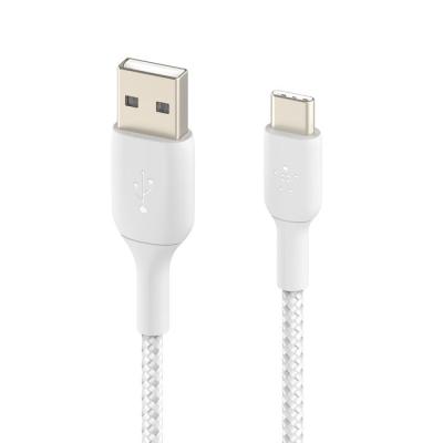 Belkin Braided USB-C to USB-A Cable 0,15m White