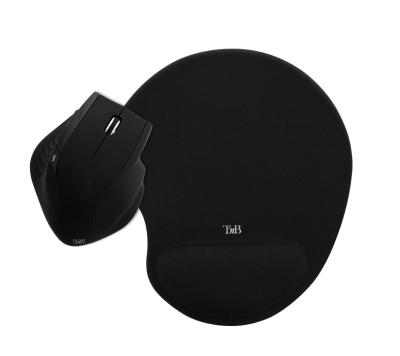 TnB Ergo Pack Wireless mouse + mousepad Set Black