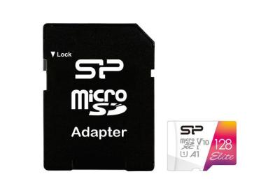 Silicon Power 128GB MicroSDXC UHS-I V10 A1 + adapterrel