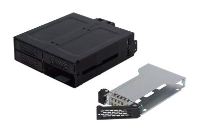 IcyDock ToughArmor MB607SP-B Rugged 4 x 2.5" SAS/SATA HDD/SSD Mobile Rack Enclosure for 5.25" Bay (With Fan Control)