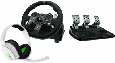 Logitech G920 Driving Force USB Kormány Black +  Astro A10 Headset White