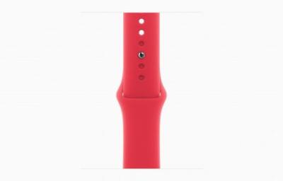 Apple Watch S9 GPS 41mm Red Alu Case with Red Sport Band M/L