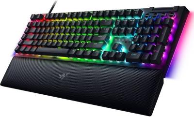Razer BlackWidow V4 Green Switch Keyboard Black UK