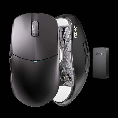 LAMZU Atlantis Mini 4K Wireless Gaming Mouse Charcoal Black
