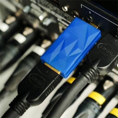 iFi HDMI iSilencer HDMI 2.1 -> HDMI 2.1 M/F aktív zavarszűrő Blue