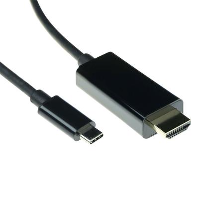 ACT USB Type C to HDMI male conversion cable 4K/60Hz 2m Black